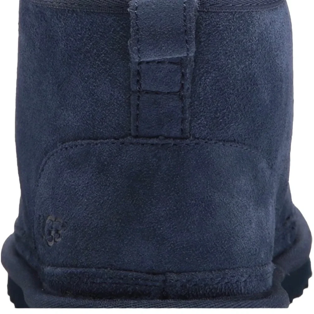 UGG Neumal Navy Blue Sherpa Lined Boots Size 7